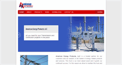 Desktop Screenshot of americanenergyproducts.com